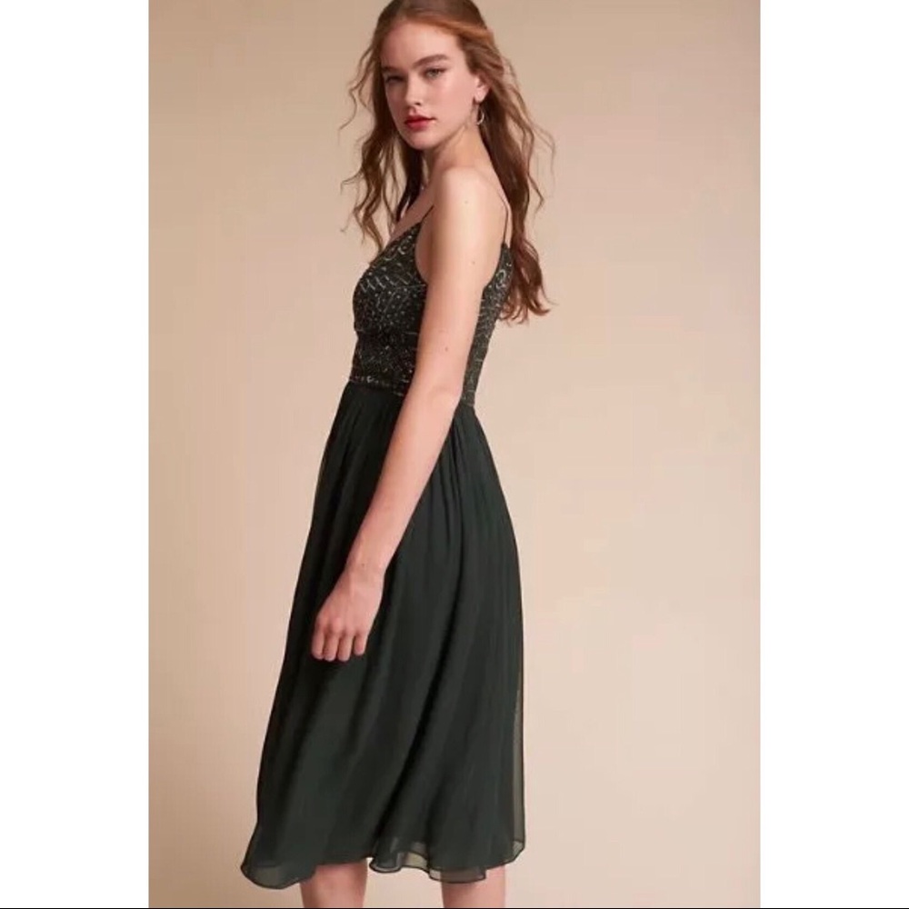 BHLDN Anthropologie Bristol Dress Beaded Bodice